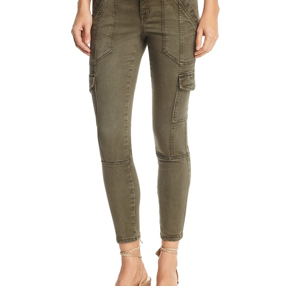 Joie Pants - JOIE Okana Skinny Cargo Pants 31 Fatigue Green